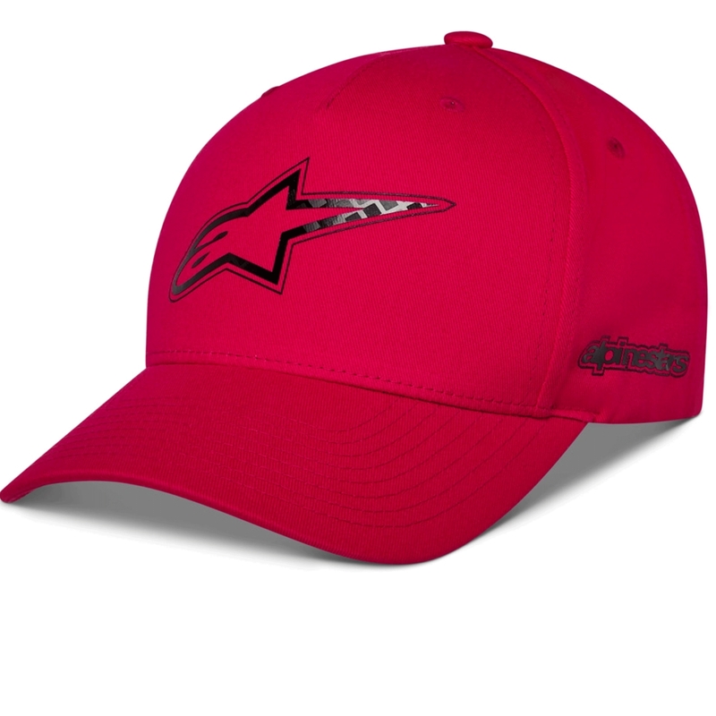 Alpinestars hiilikuitu lippis punainen