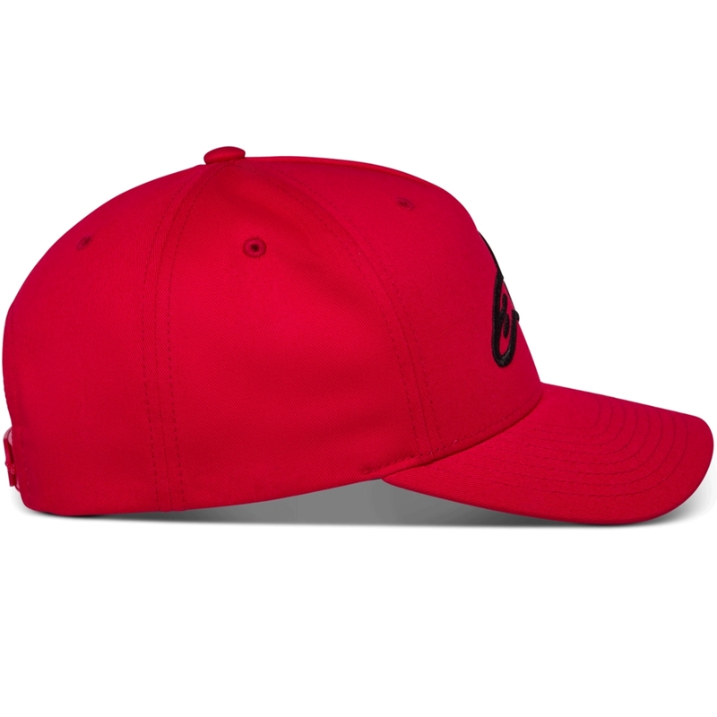 Alpinestars Ageless Snapback -lippis puna-musta