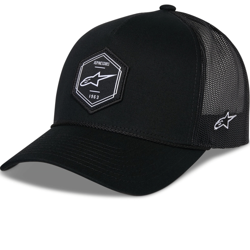 Alpinestars Hexeon Trucker-lippis musta-musta