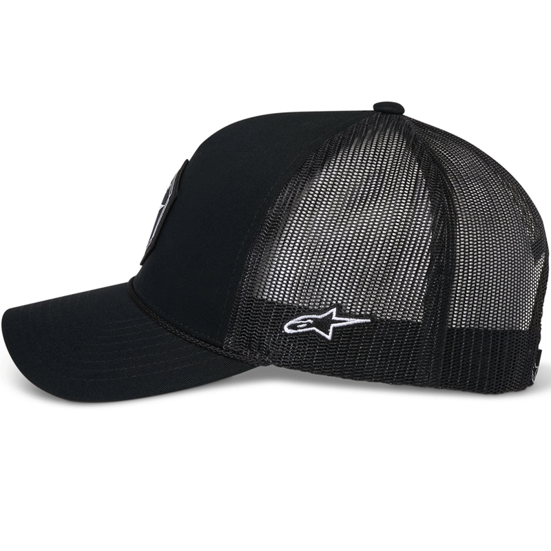Alpinestars Hexeon Trucker-lippis musta-musta