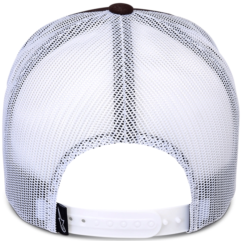 Alpinestars Hexeon Trucker-lippis ruskea-valkoinen