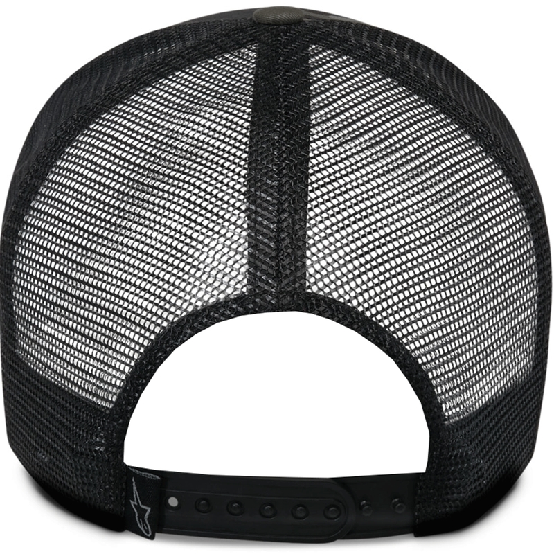 Alpinestars Oblique Camo Trucker -lippis musta-camo-musta