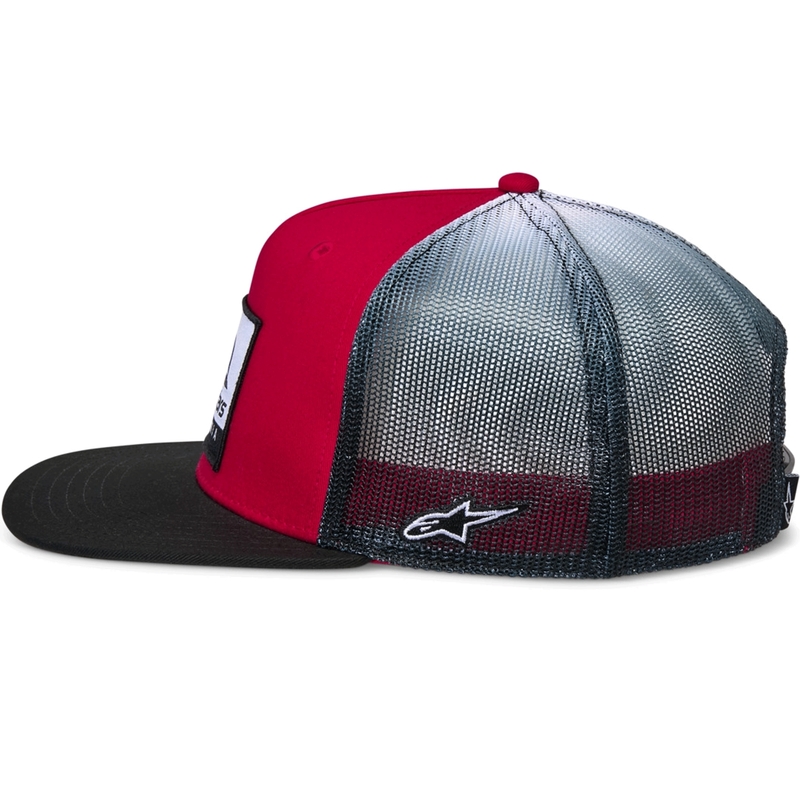 Alpinestars Cali Gradient Trucker-lippis punainen-musta-valkoinen