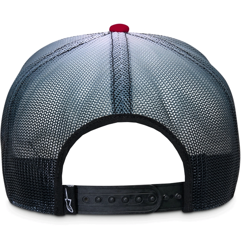 Alpinestars Cali Gradient Trucker-lippis punainen-musta-valkoinen