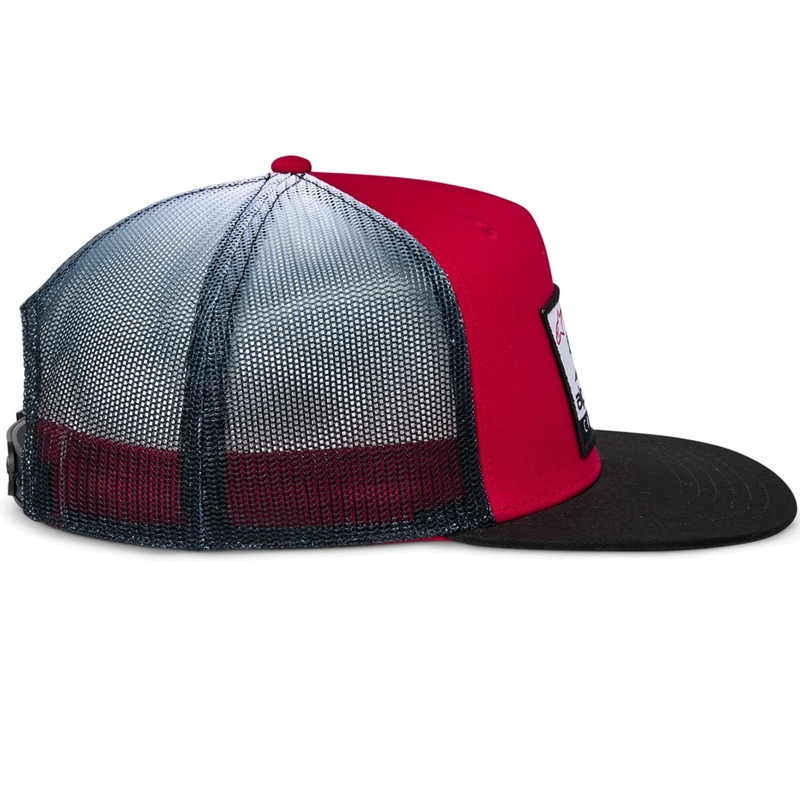 Alpinestars Cali Gradient Trucker-lippis punainen-musta-valkoinen