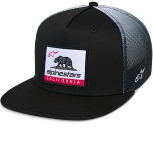 Alpinestars Cali Gradient Trucker-lippis musta-valkoinen