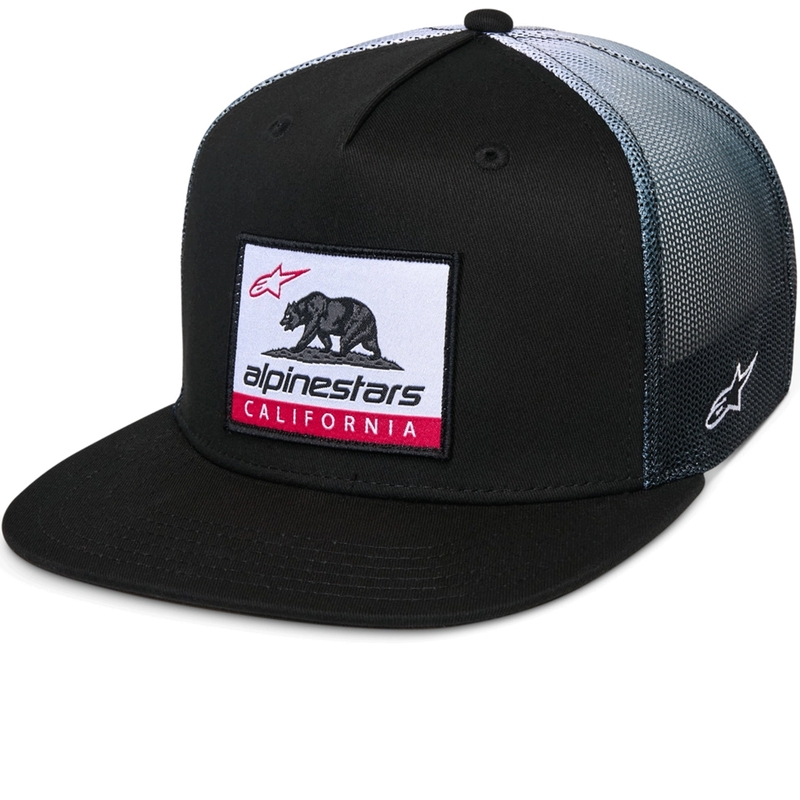 Alpinestars Cali Gradient Trucker-lippis musta-valkoinen