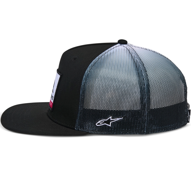 Alpinestars Cali Gradient Trucker-lippis musta-valkoinen