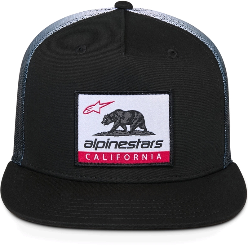 Alpinestars Cali Gradient Trucker-lippis musta-valkoinen