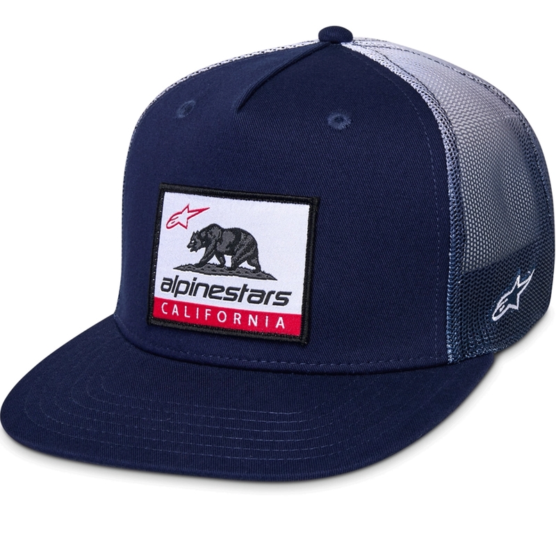 Alpinestars Cali Gradient Trucker-lippis sini-valkoinen