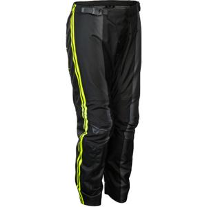Lasten motocross-housut FLY Racing F-16 Raze musta-keltainen