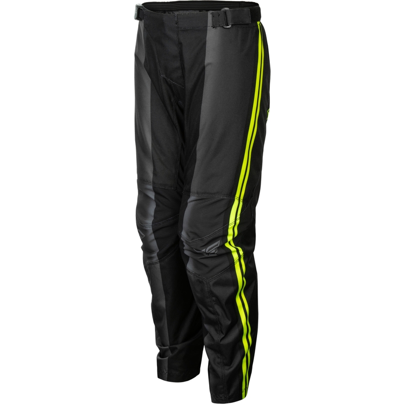 Lasten motocross-housut FLY Racing F-16 Raze musta-keltainen