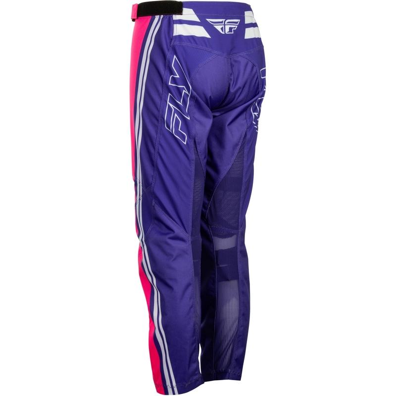 Lasten motocross-housut FLY Racing F-16 Raze violetti-punainen-keltainen