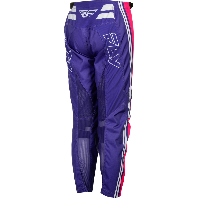 Lasten motocross-housut FLY Racing F-16 Raze violetti-punainen-keltainen