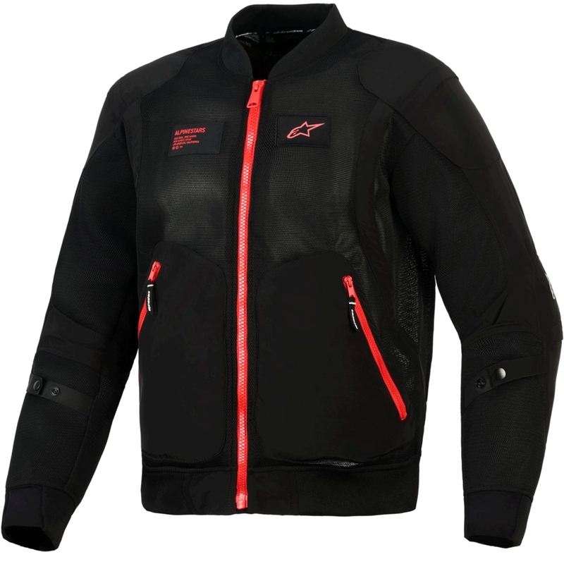 Alpinestars Flight Air moottoripyörätakki musta-punainen