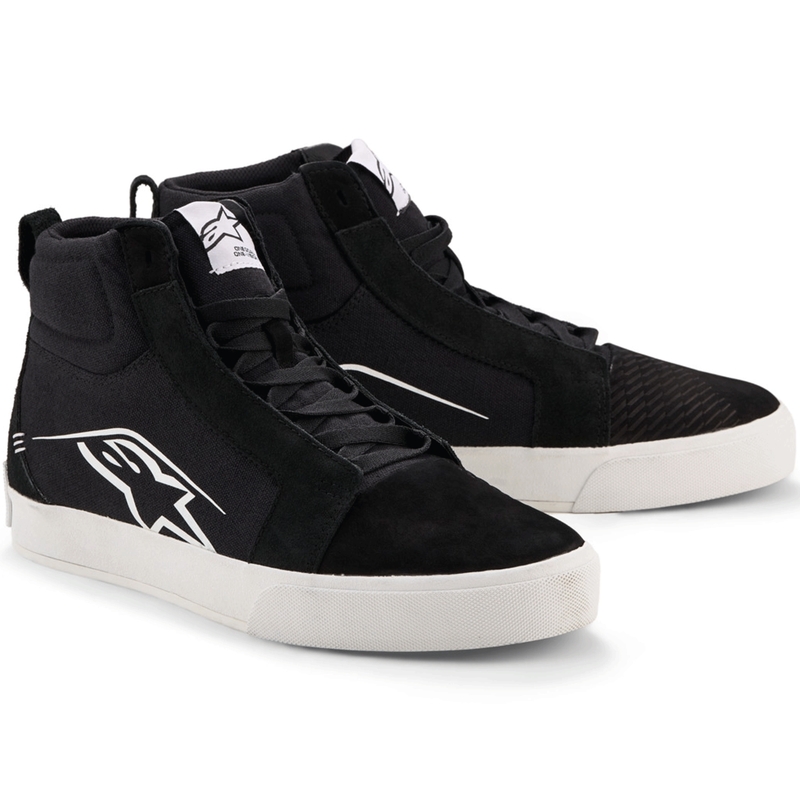 Alpinestars Ride-63 Canvas MP-saappaat Musta-Valkoinen