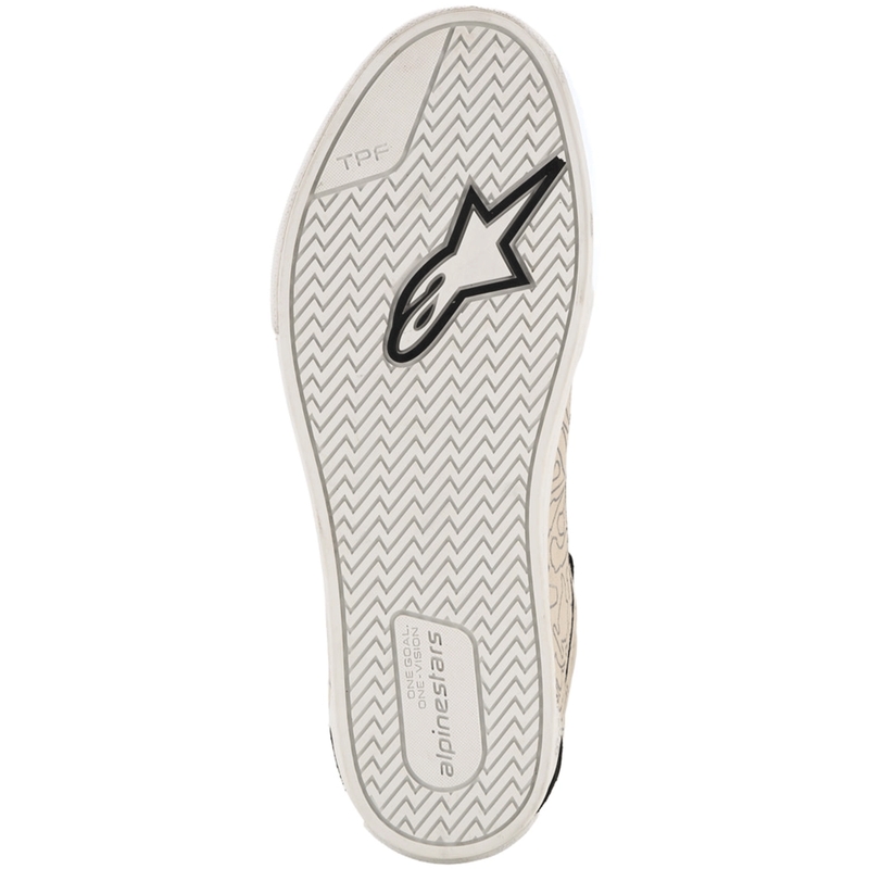 Alpinestars Ride-63 Canvas MP-saappaat Musta-Vaaleanharmaa-Valkoinen