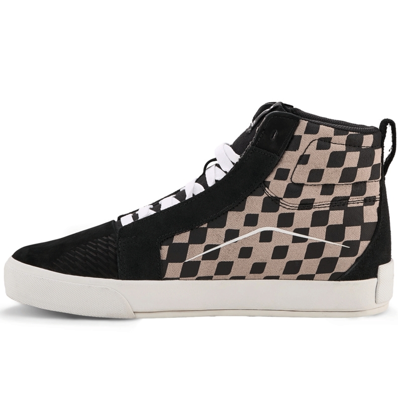Alpinestars Ride-63 Canvas MP-saappaat Musta-Vaaleanharmaa