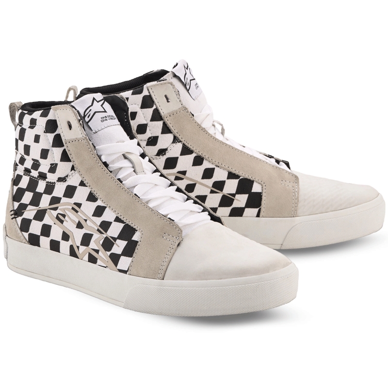 MP-saappaat Alpinestars Ride-63 Canvas Musta-Beige-Valkoinen