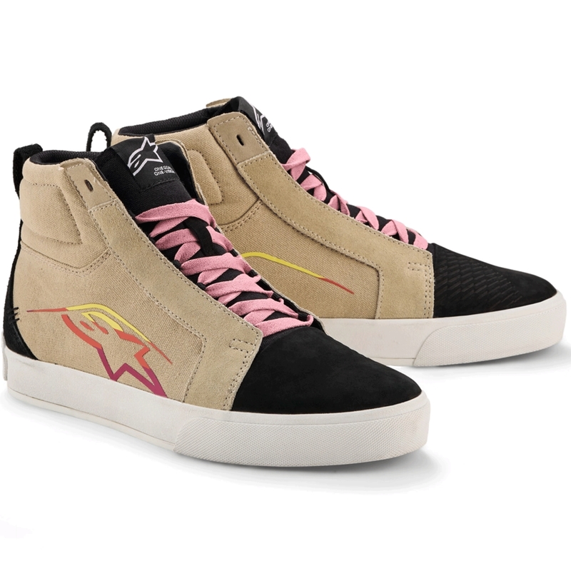 Alpinestars Ride-63 Canvas MP-saappaat Kermanvalkoinen-Musta