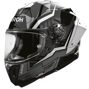 Airoh GP 800 Victory -moottoripyörän täysikypärä, hopea