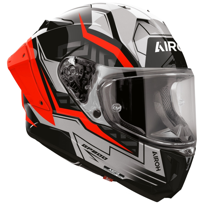 Airoh GP 800 Victory -moottoripyöräkypärä, punainen
