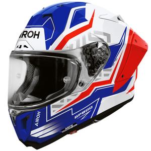 Airoh GP 800 Victory -moottoripyörän täysikypärä, sini-punainen