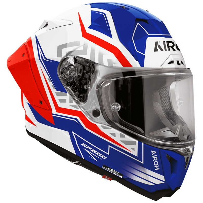 Airoh GP 800 Victory -moottoripyörän täysikypärä, sini-punainen