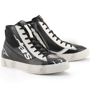 Alpinestars Stated Flair -moottoripyöräsaappaat musta-valkoiset