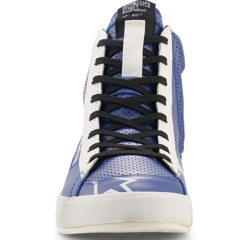 Alpinestars Stated Flair -moottoripyöräsaappaat sini-valko-musta