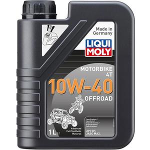 Synteettinen moottoriöljy Liqui Moly Motorbike 4T 10W40 Offroad 1 l