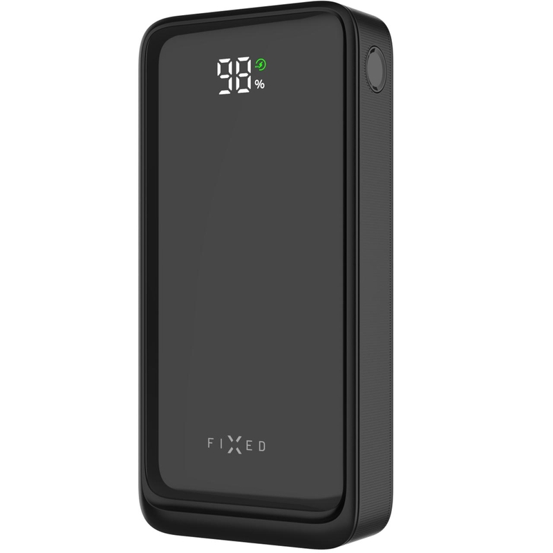 Varavirtalähde FIXED Zen2 20 20 000 mAh PD 20 W LCD-näytöllä musta