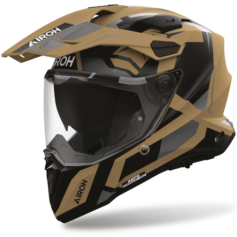 Airoh Commander 2 Polar Enduro Moottoripyörä Kypärä Matta Hiekka