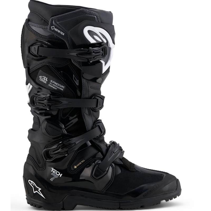 Alpinestars Tech 7 Enduro Gore-Tex® MP-saappaat Musta-Tummanharmaa
