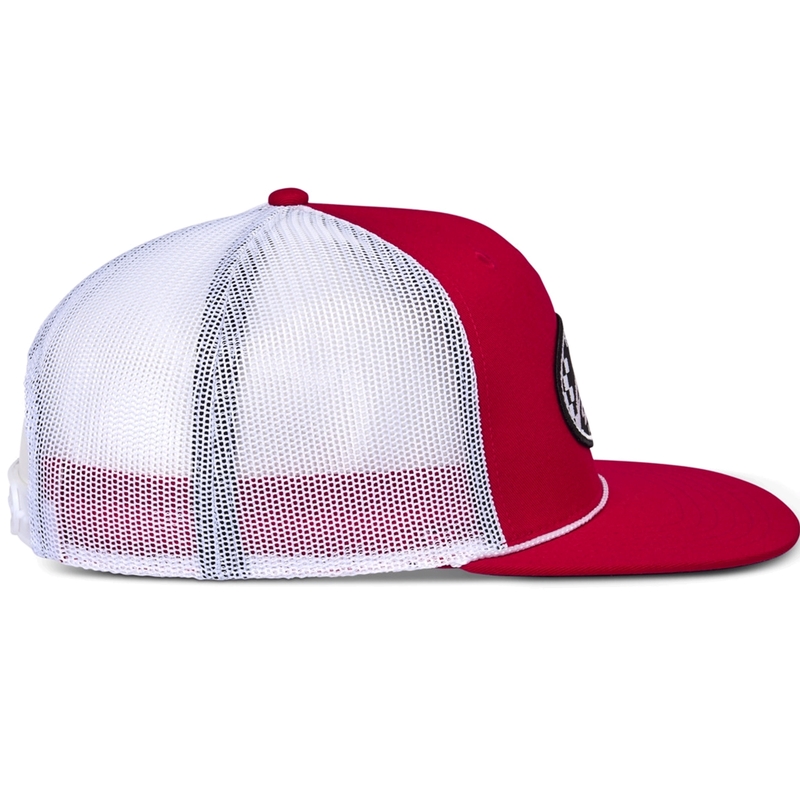 Alpinestars Contender Trucker -lippis puna-valkoinen