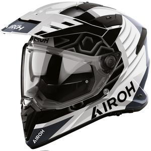 Enduro-moottoripyöräkypärä Airoh BADX-X Cube harmaa