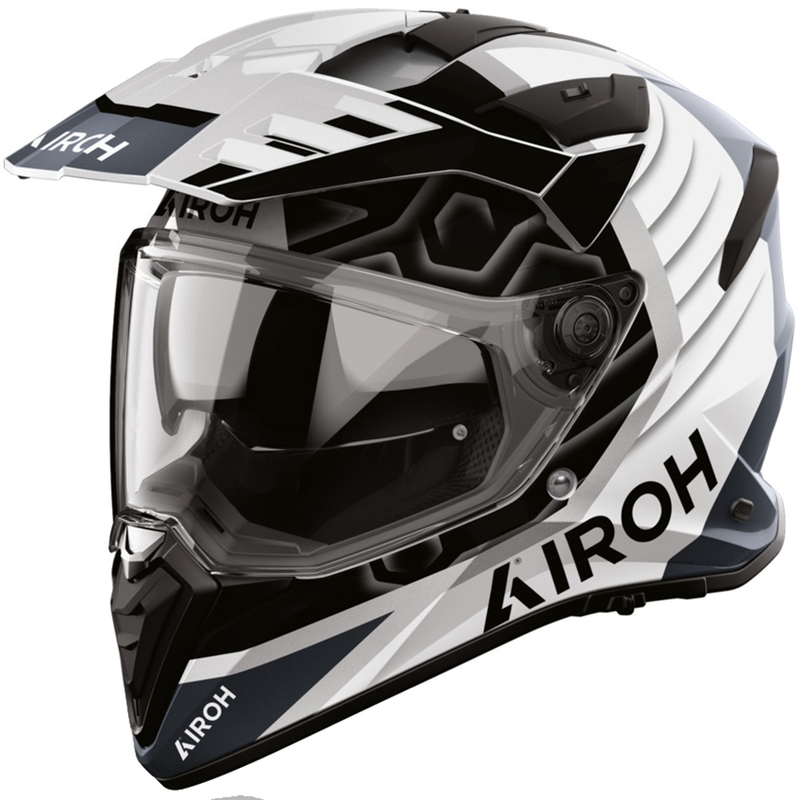 Enduro-moottoripyöräkypärä Airoh BADX-X Cube harmaa