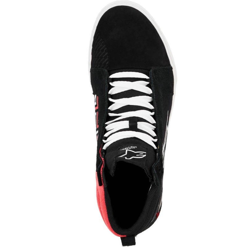 Alpinestars Ride-63 Canvas FQ20 MP-saappaat Musta-Valkoinen-Punainen