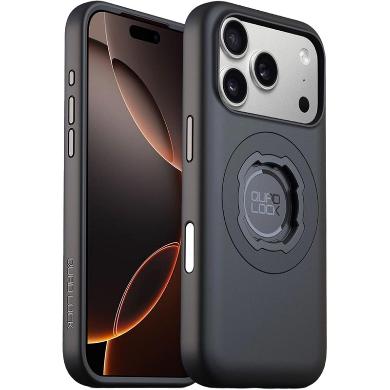 Quad Lock® MAG -kotelo iPhone 18 Pro Maxille, musta