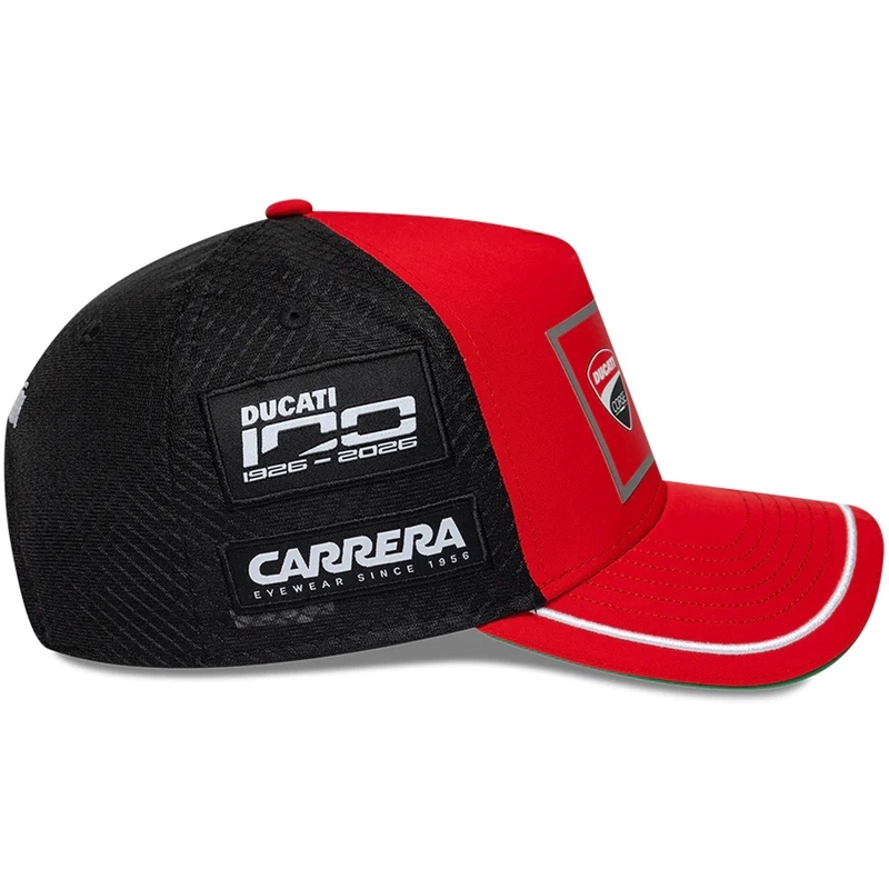 Ducati New Era Lenovo Bagnaia 63 lippis musta-punainen