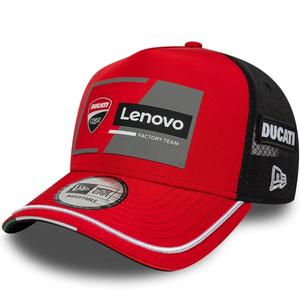 Ducati New Era Lenovo -lippis musta-punainen