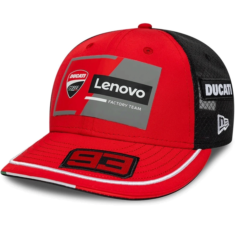 Ducati New Era Lenovo Marquez 93 lippis musta-punainen