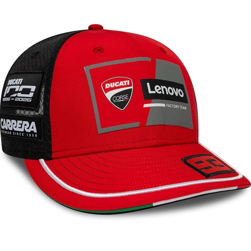 Ducati New Era Lenovo Marquez 93 lippis musta-punainen