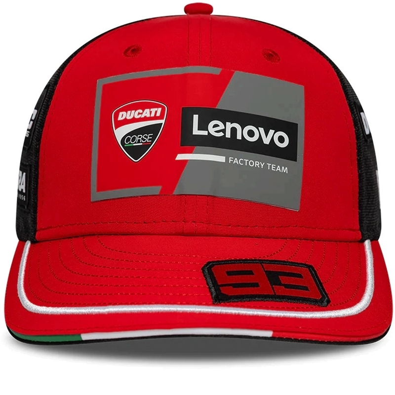 Ducati New Era Lenovo Marquez 93 lippis musta-punainen