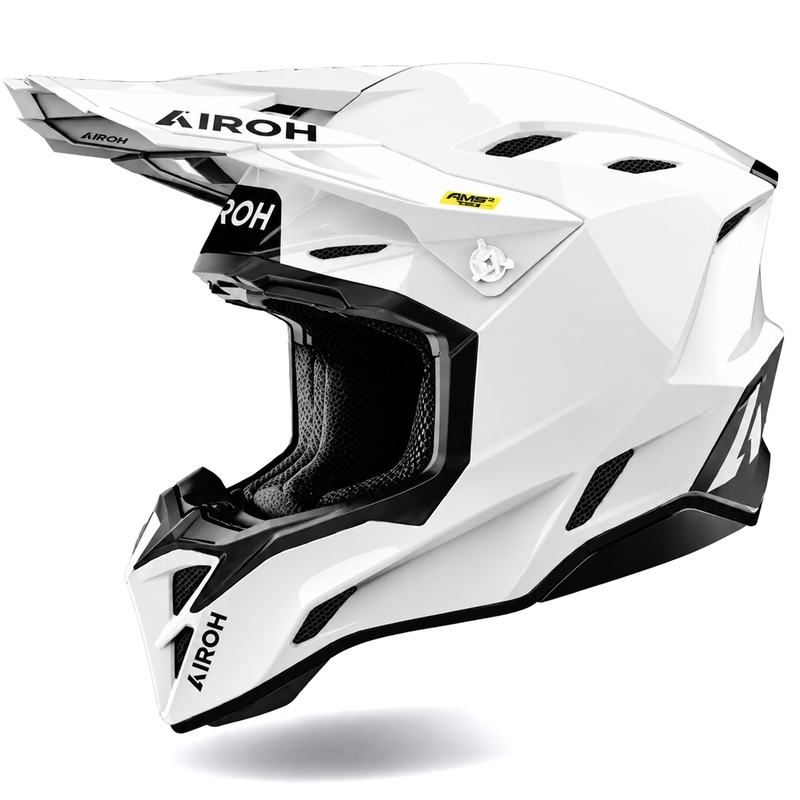 Airoh Aviator Factory Color motocrossikypärä valkoinen