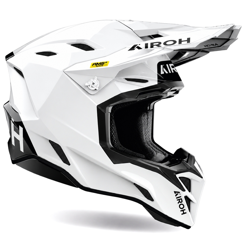 Airoh Aviator Factory Color motocrossikypärä valkoinen