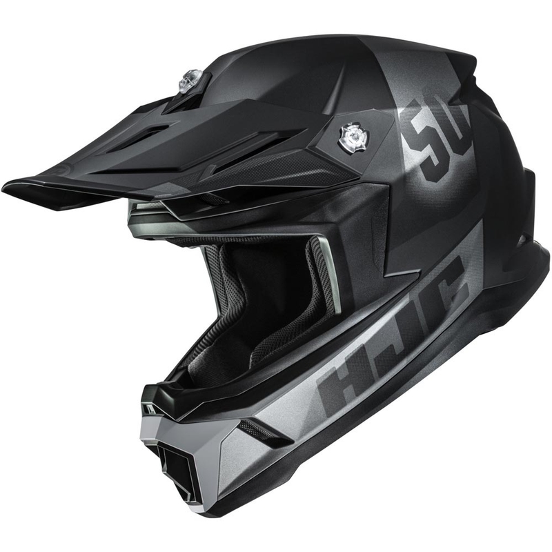 HJC C50 Dash MC5SF motocrossikypärä musta-harmaa