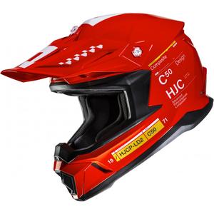 HJC C50 Tagg MC1 motocross kypärä punainen