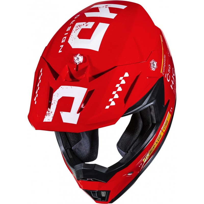 HJC C50 Tagg MC1 motocross kypärä punainen
