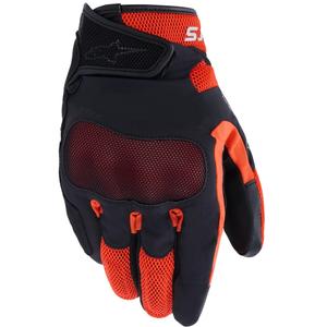 Alpinestars Mogress Airflow -moottoripyörähanskat musta-puna-oranssi